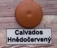 Krytka konfirmátu calvados hnědočervený