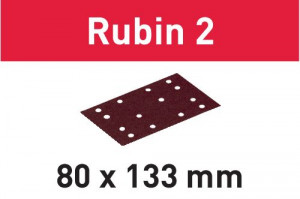FESTOOL 499048 Brusný papír STF 80X133 P80 RU2/50 Rubin 2