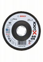 BOSCH 2608619199 Lamelový kotouč Best for Metal X571, lomený, pr. 115 mm, P80