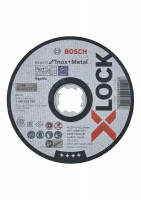 BOSCH 2608619264 X-LOCK řezný kotouč plochý Expert for Inox+Metal, 125 × 1 mm