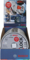 BOSCH 2608619364 X-LOCK řezné kotouče Standard for Inox 125 × 1,6 mm, 10 ks