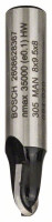 BOSCH 2608628367 Žlábkovací fréza, 8 mm, R1 4 mm, D 8 mm, L 9,2 mm, G 40 mm