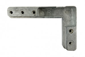 FURNITAL adaptér pro alu rámeček pravý zafrézovaného závěsu