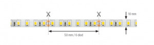 StrongLumio LED pásek 14,4W/m 24V(120 LED/m)10mm CRI90 bílá neutr.(5 let záruka)