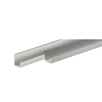 HETTICH 9206284 dveřní ocelový U-profil pro tloušťku dveří 18 mm, 2500 mm