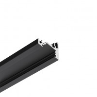 StrongLumio profil LED Corner 10 alu černý 3000mm