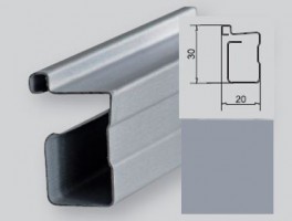 IC-úchytová lišta Standard 2,75m 4mm arktik stříbrný
