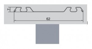 IC-kolejnička dolní arktická stříbrná 2m