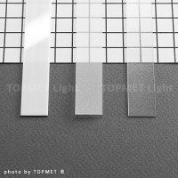 StrongLumio krycí lišta H k profilu Flat násuvná transparentní 1000mm
