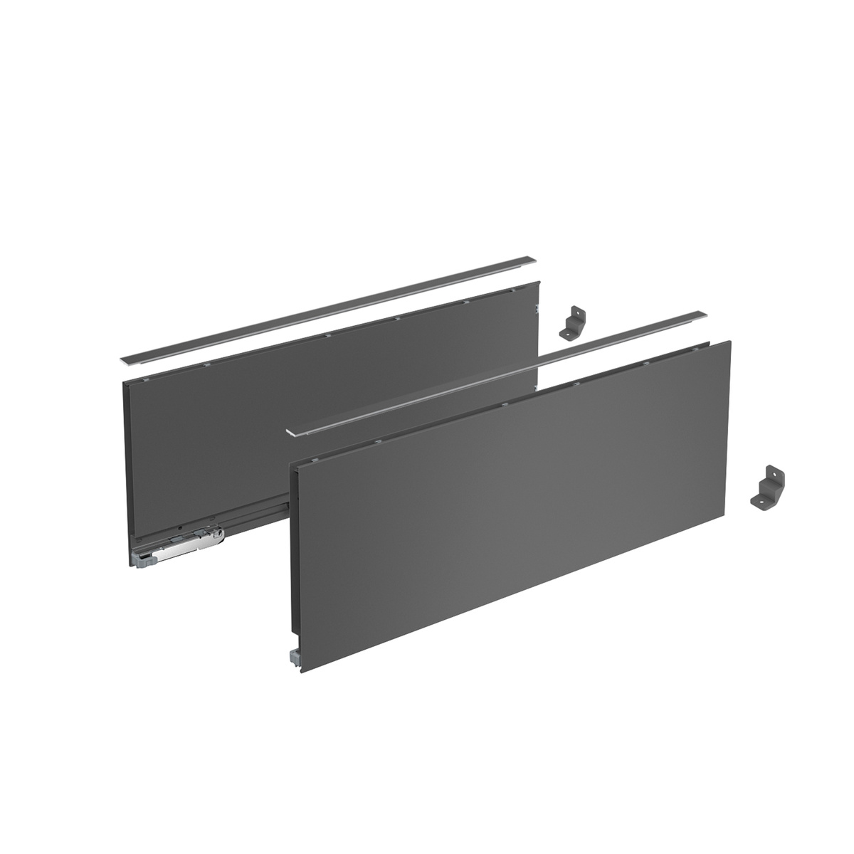 K-HETTICH komplet AvanTech YOU 187/500, antracit, 40 kg, A/SiSy, hmoždinka