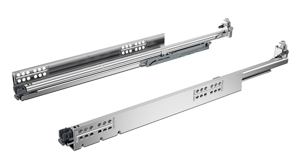 K-HETTICH Quadro V6 5D skrytý celovýsuv 350mm/30kg, sada pro 16mm, spojky, PTO