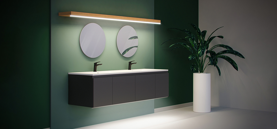 StrongLumio profil LED Begton 12 alu černá 3000mm