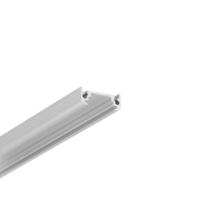 K-StrongLumio LED COB 24V 12W/m teplá, Surface stříbrná, krytka průsvitná, 2m