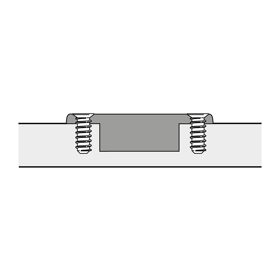 HETTICH 907121501 Sensys polonaložený TH52 eurošroub SiSy